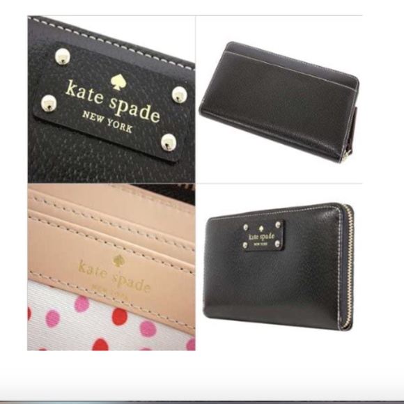 kate spade Handbags - Kate Spade Neda Large Black Wallet